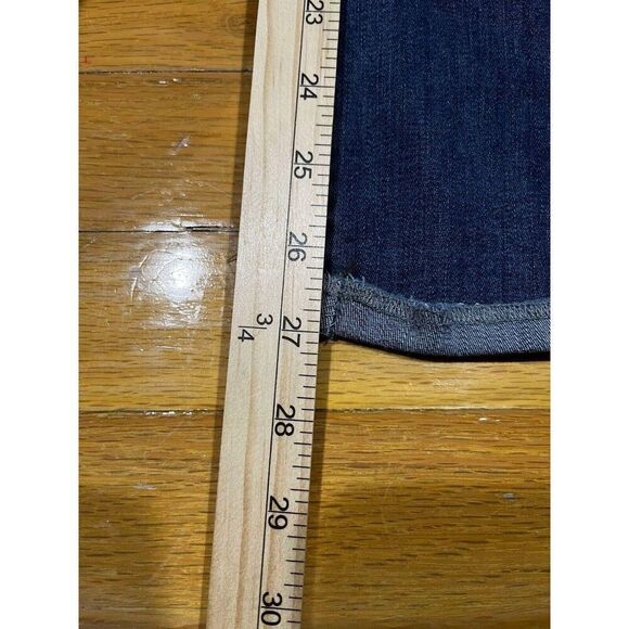 Cest Toi Jeans Womens 5 Paperbag Skinny Ankle Blue High Rise Belt Stretch Y2K - Picture 7 of 8